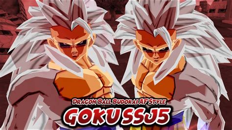 Goku Ssj5 Dragon Ball Budokai Af Style Dragon Ball Z Budokai Tenkaichi 3 Youtube