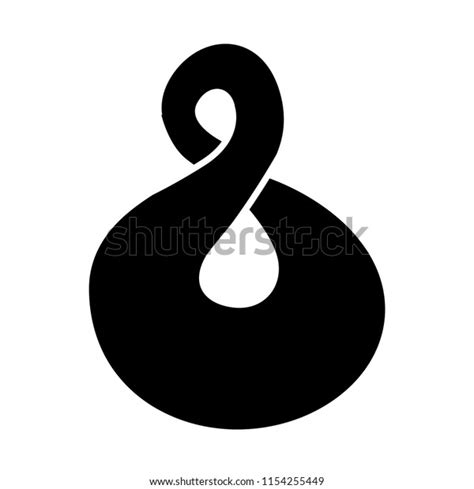 Twist Maori Love Symbol Stock Vector Royalty Free 1154255449