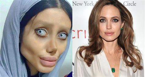 Teens Terrifying Attempt To Look Like Angelina Jolie Goes Viral New