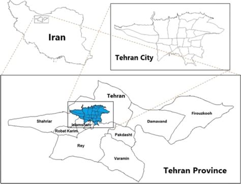 Location Map Showing Tehran City Download Scientific Diagram