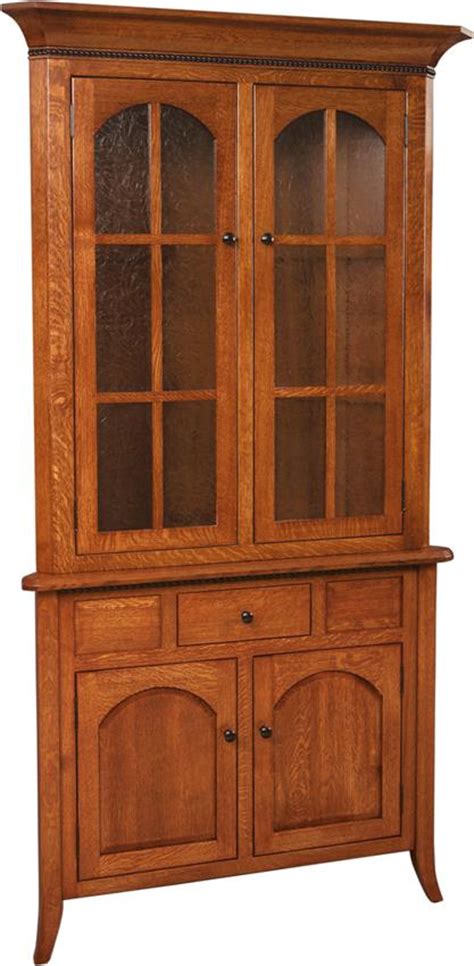 Favorite this post jul 10 oak hutch $150 (cin > loveland) pic hide this posting restore restore this posting. Amish Hardwood Bunker Hill Corner Hutch From DutchCrafters