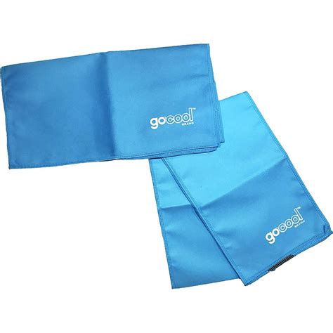 Gocool Instant Cooling Towel And Wrap Sets Blue 1 Towel And 1 Wrap
