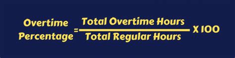 What Is Employee Overtime Percentage Definition Formula