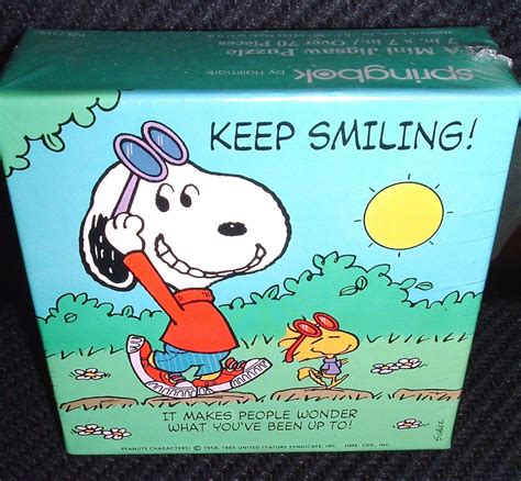 Snoopy Woodstock Springbok Hallmark Mini Jigsaw Puzzle 70pc - Peanuts