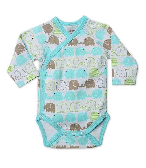 Elephants Newborn Long Sleeve Body Wrap Unique Baby Clothes Toddler
