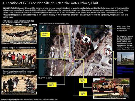 Isis Massacre Of 770 Iraqi Soldiers So Horrific Could Be Seen From Space Warning Graphic