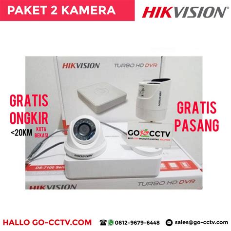 PAKET 2 KAMERA HIKVISON GO CCTV GO CCTV