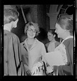 Princess Christina Bernadotte of Sweden with two women in academic ...