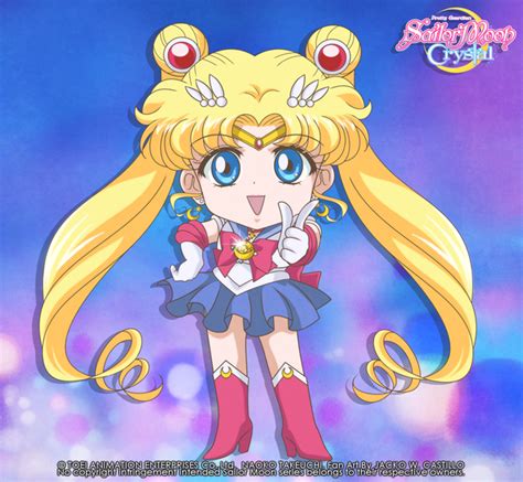 Sailor Moon Crystal Sailor Moon Chibi By Jackowcastillodeviantart