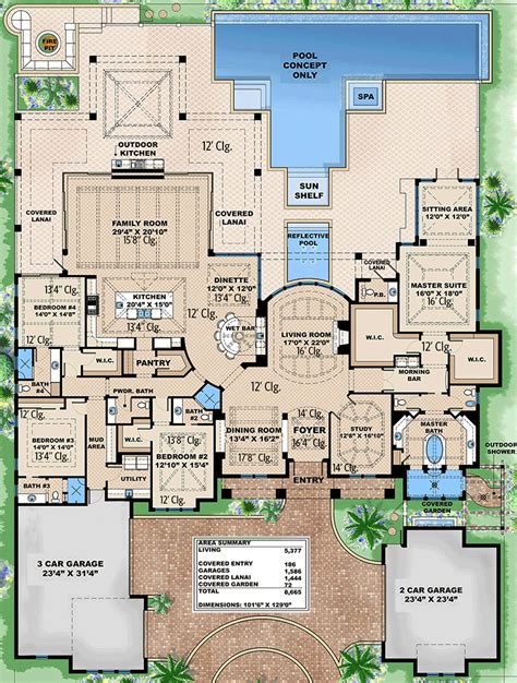 Luxury Estate Home Floor Plans Floorplansclick