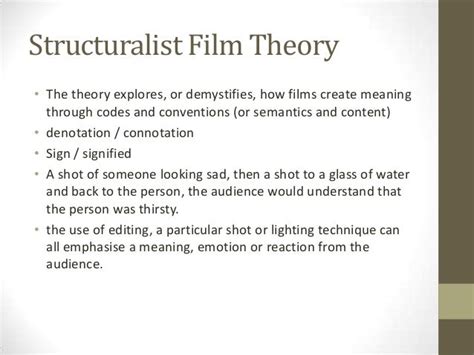 A2 Film Theory