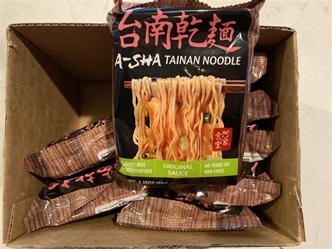 For a little spice, top with hot sauce, such as sriracha. A-Sha Tainan Style Noodles Opened Individual Packages ...