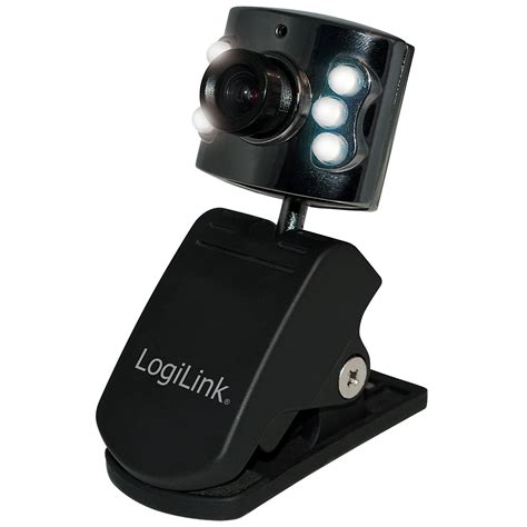 Logilink Webcam Ua0072 Usb 8 Megapixel 6 Led