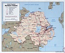 Detailed Map Of Ireland With Cities