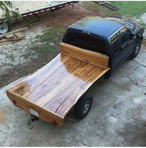 Would You Drive Around In This Wood Projects Wooden Truck Bedding