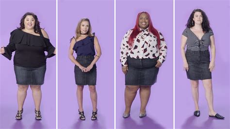 Watch Women Sizes 0 Through 26 Try On The Same Mini Skirt Glamour