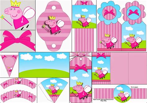Peppa Pig Fairy Free Party Printables Images And Backgrounds Oh My
