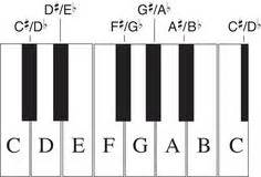 Klaviertastatur beschriftet zum ausdrucken : Arbeitsblätter zum Thema Notenzeilen und Klaviertasten mit und ohne Beschriftung, z.B. für den ...
