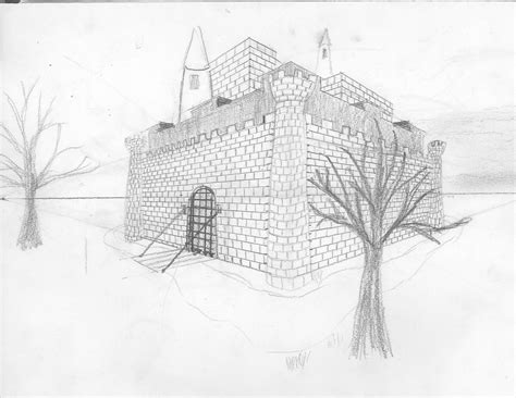 Https://tommynaija.com/draw/how To Draw A 2 Point Perspective Castle