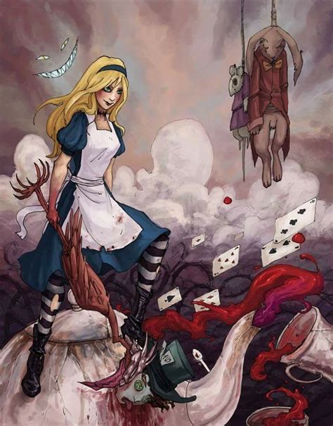 Dark Fairy Tales Alice In Wonderland Fanart Alice In Wonderland