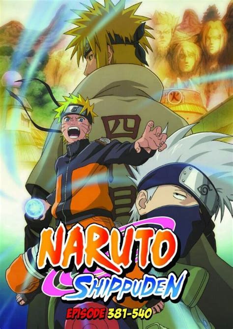 Naruto Shippuden Tv Series Dvds Box Set Episodes 381 540