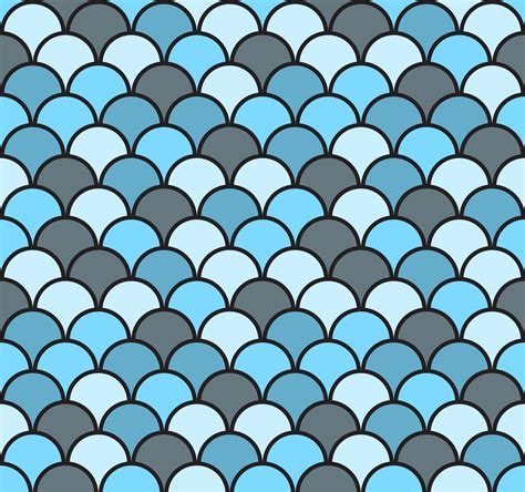 Seamless Fish Scale Pattern Vector Illustration 2935005 Vector Art At