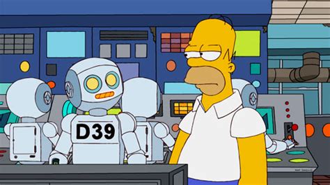 First Look At Brent Spiner As A Robot On The Simpsons