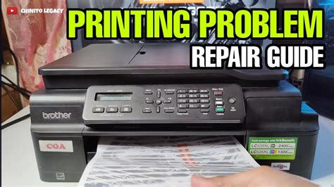 Brother Printing Problem Quick Repair Guide Mfc J200 Dcp T300 T310