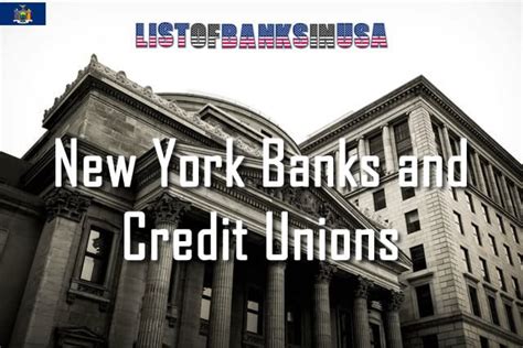 List Of Banks In New York And Ny Credit Unions