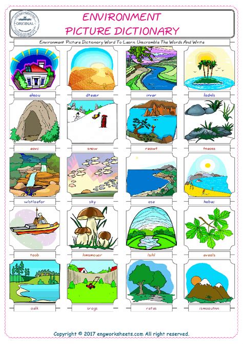 On the other hand, almost all icelanders and. Environment ESL Printable English Vocabulary Worksheets