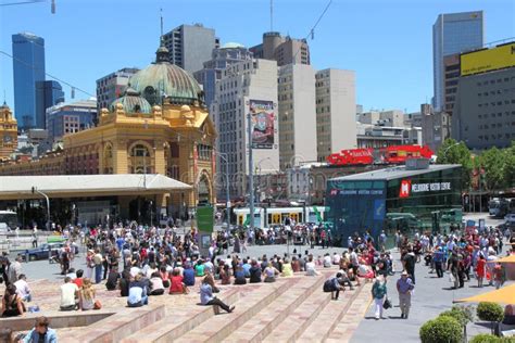 Federation Square Melbourne Australia Editorial Stock Photo Image Of