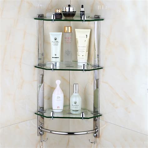Buy plastic corner bathroom shelf and get the best deals at the lowest prices on ebay! Modern Bathroom Glass Corner Shelf 2/3 Layer Wall Mounted ...