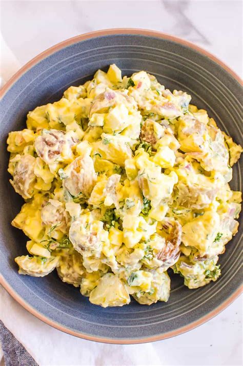 1/2 cup butter or margarine. Healthy Potato Salad - iFOODreal