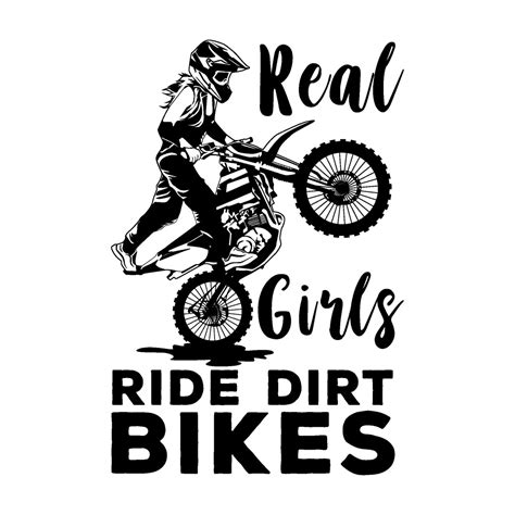 Dirt Bike Svg Moto Cross Svg Files Real Girls Ride Dirt Bike Etsy