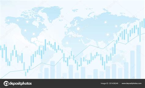 Abstract Stock Market Background Stock Market Data Skyline 1600x969