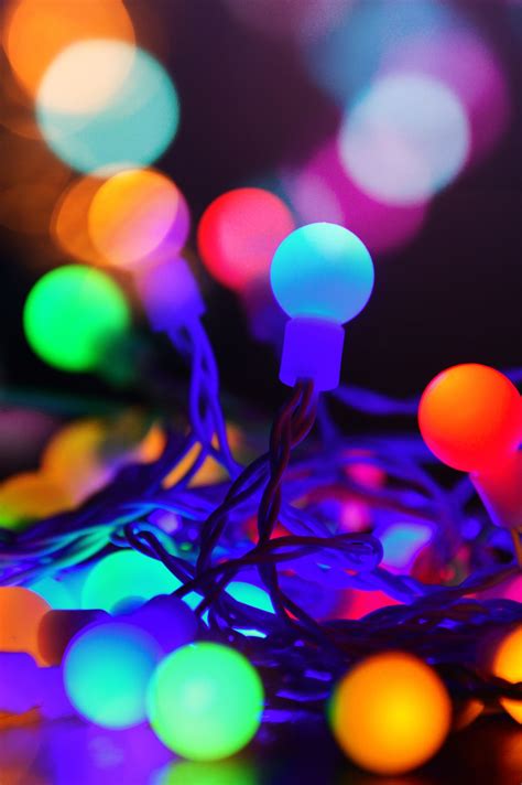 Free Images Light Lights Background Bulb Colorful String