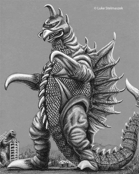 Godzilla Friends And Foes Kaiju Illustrator