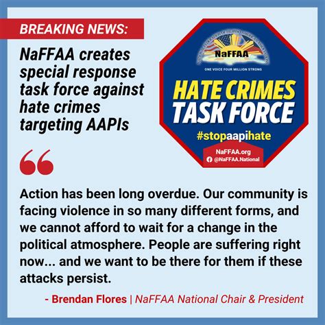 [partner] naffaa to develop hate crimes task force in response to anti asian attacks