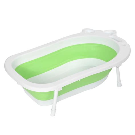 Herchr Baby Shower Basin Foldable Baby Bathtub Collapsible Infant
