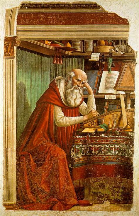 Domenico Ghirlandaio Saint Jerome In His Study 1480 — Church Of