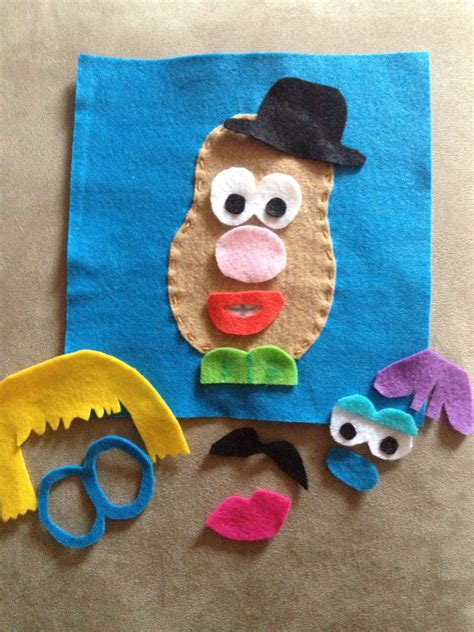 Mr Potato Head Inspired Quiet Book Page Baby Toys Diy Crafts