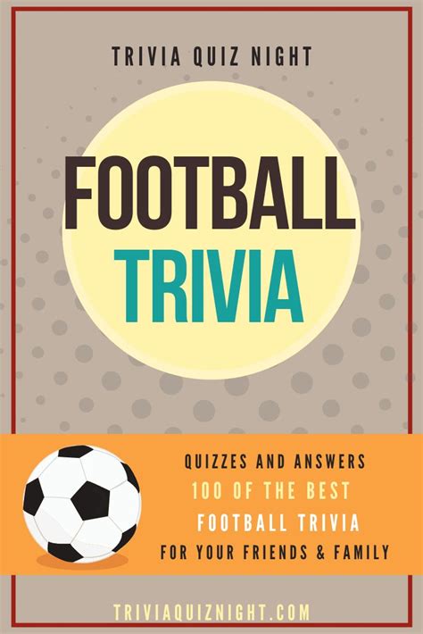 Ask questions and get answers from people sharing their experience with risk. 100 Best Football Trivia Questions & Answers | 2020 Football Quiz | Trivia, Football trivia ...