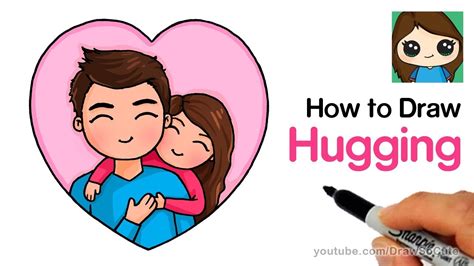 How To Draw Hugging Dad Easy Youtube