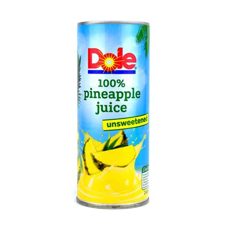 Dole Unsweetened Pineapple Juice 240ml Shopee Philippines