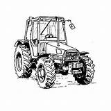 Tractor Coloring Transportation Tracteur Coloriage Kb Printable sketch template
