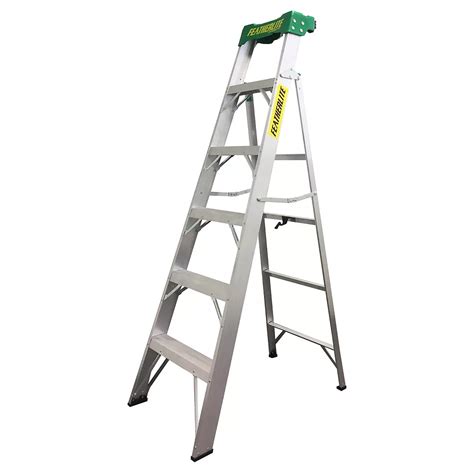 Featherlite Aluminum Crossxstep Ladder 225 Lbs Capacity The Home