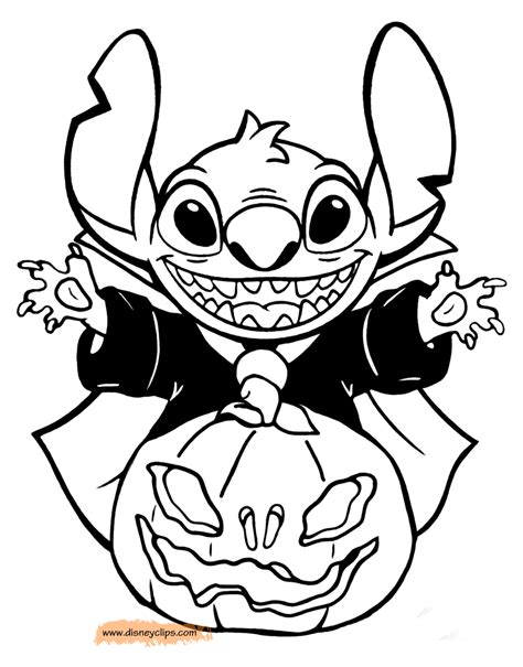 Disney Halloween Coloring Pages 6