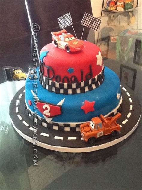 Check out our 2 year old cake selection for the very best in unique or custom, handmade pieces from our shops. Coolest Cars 2 Cake for a 2-Year-Old Boy | Birthday cakes, Birthdays and Boys