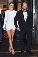 Rosie Huntington-Whiteley and Jason Statham - Leaving a Met Gala After ...