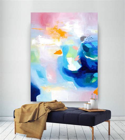 Extra Large Wall Art Original Handpainted Contemporary Xl Abstract Painting Horizontal Vertical